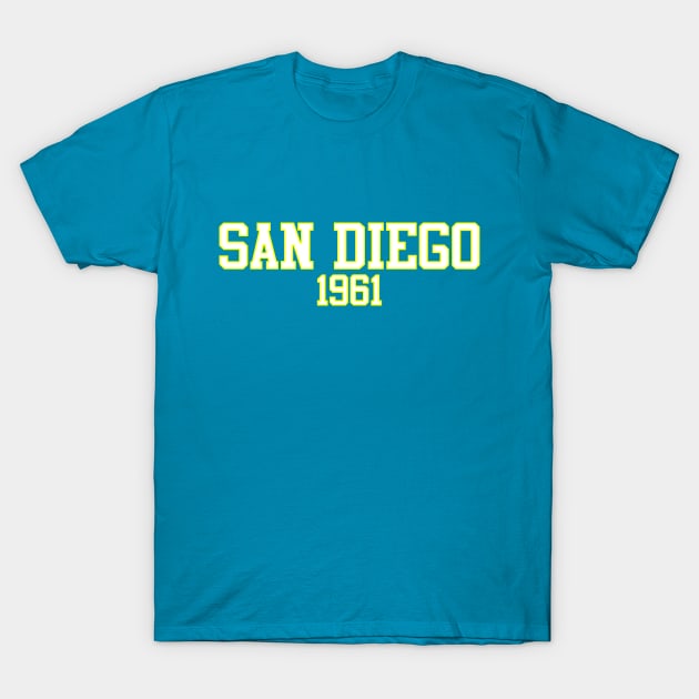 San Diego 1961 (variant) T-Shirt by GloopTrekker